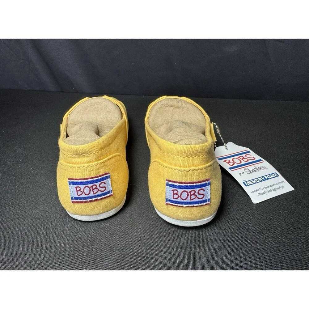 Bobs from Skechers Plush-Peace & Love / Womens 6 M/Memory Foam/ Yellow NIB - Picture 4 of 7
